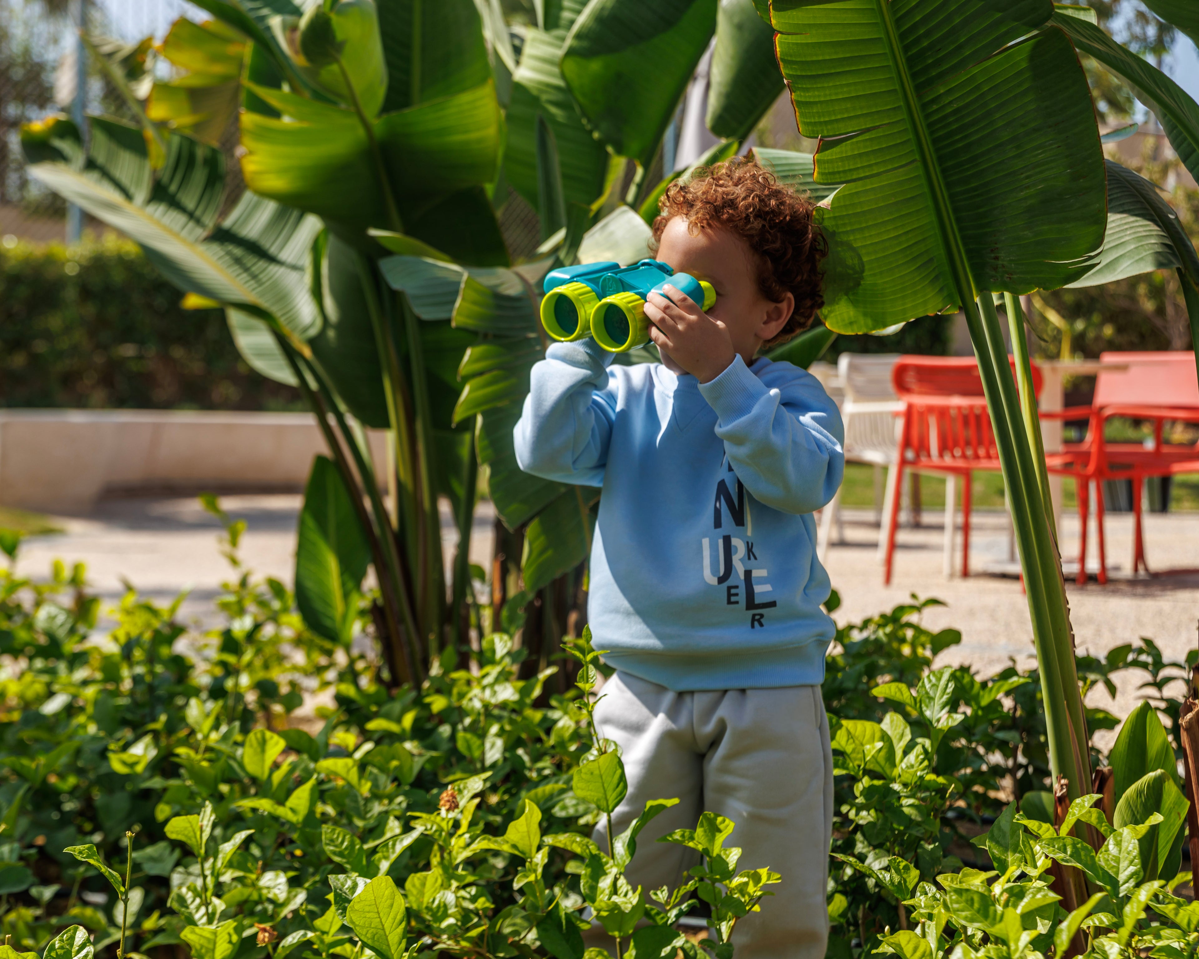 Baby-Blue& Grey “Adventure-Seeker” Set - HOPI