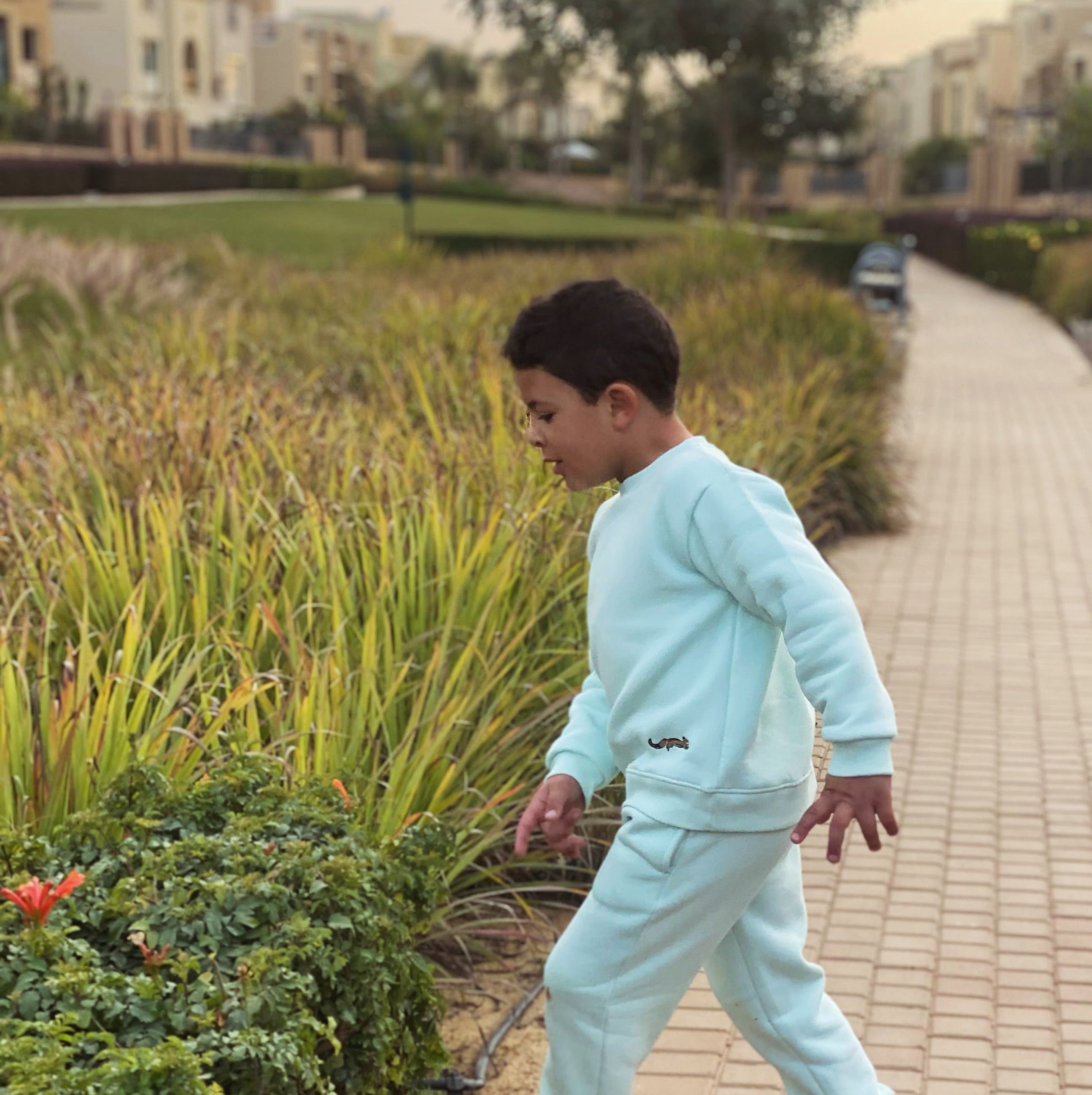 Mint "Embroidered Unisex" Set - HOPI