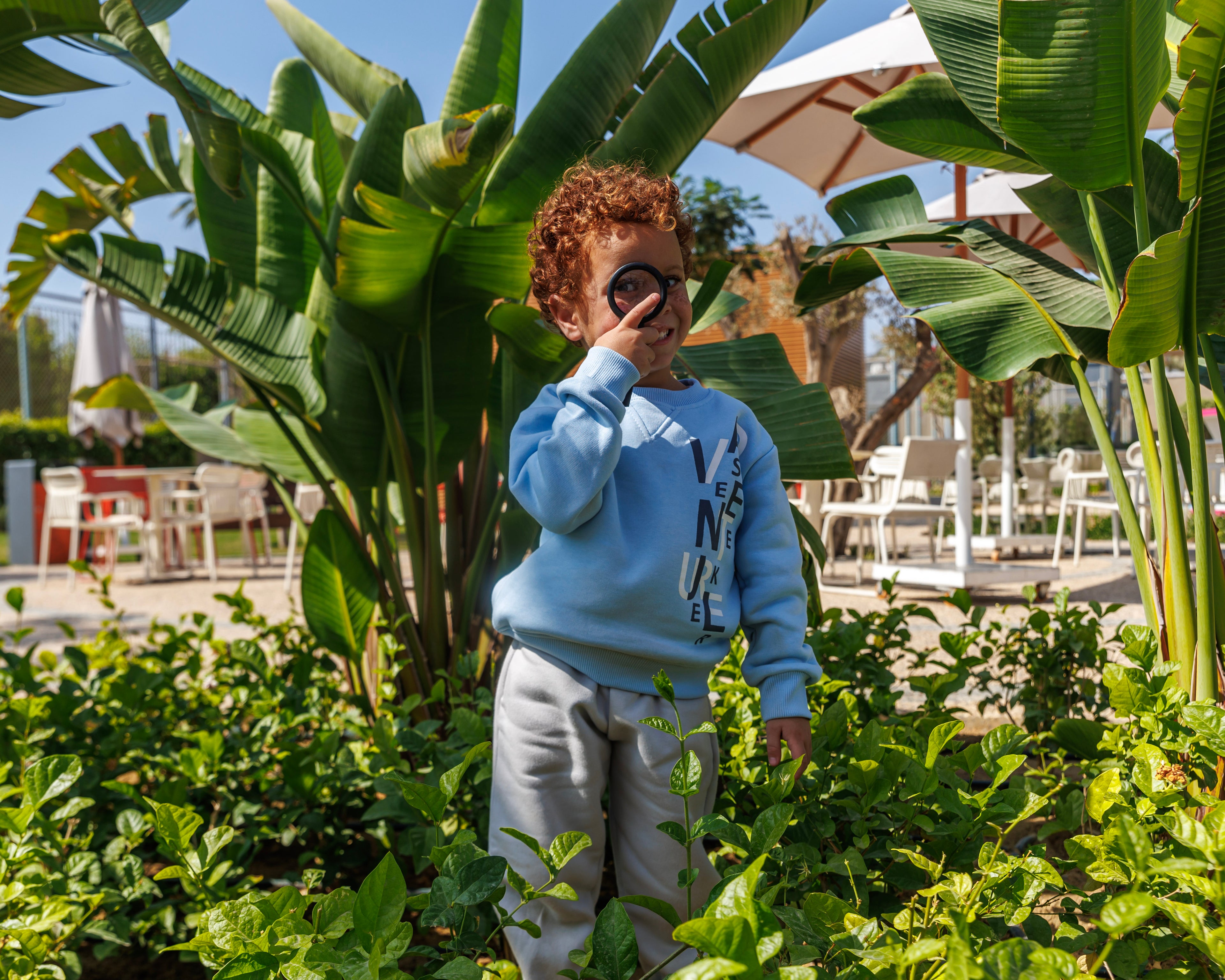 Baby-Blue& Grey “Adventure-Seeker” Set - HOPI