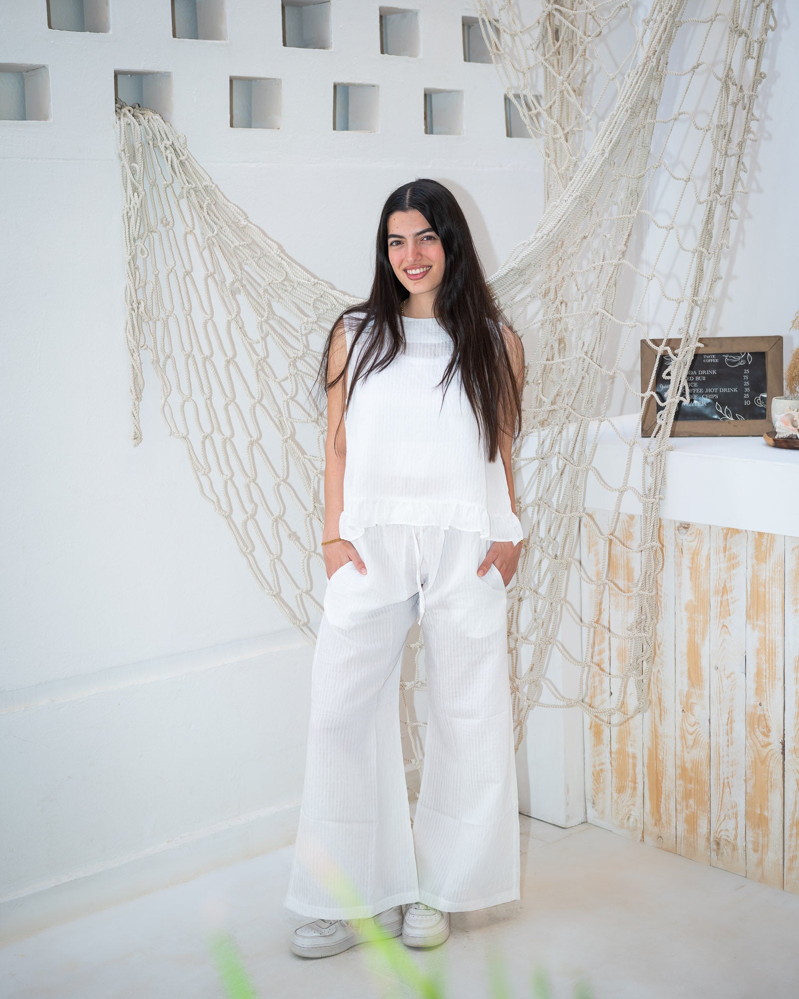 "White Ruffled Set"-Adults
