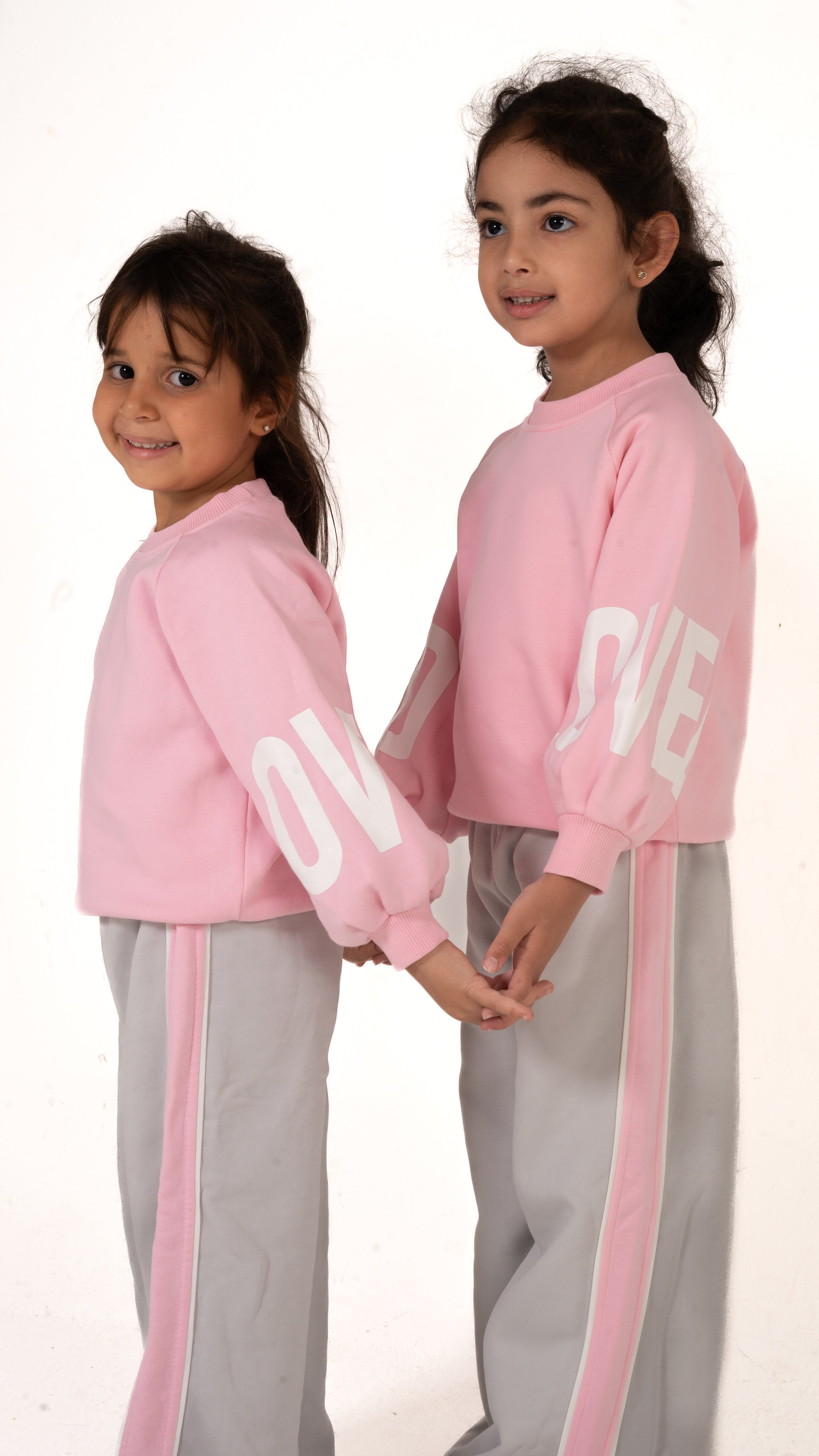 Grey&Pink “Kind, Loved” Set - HOPI