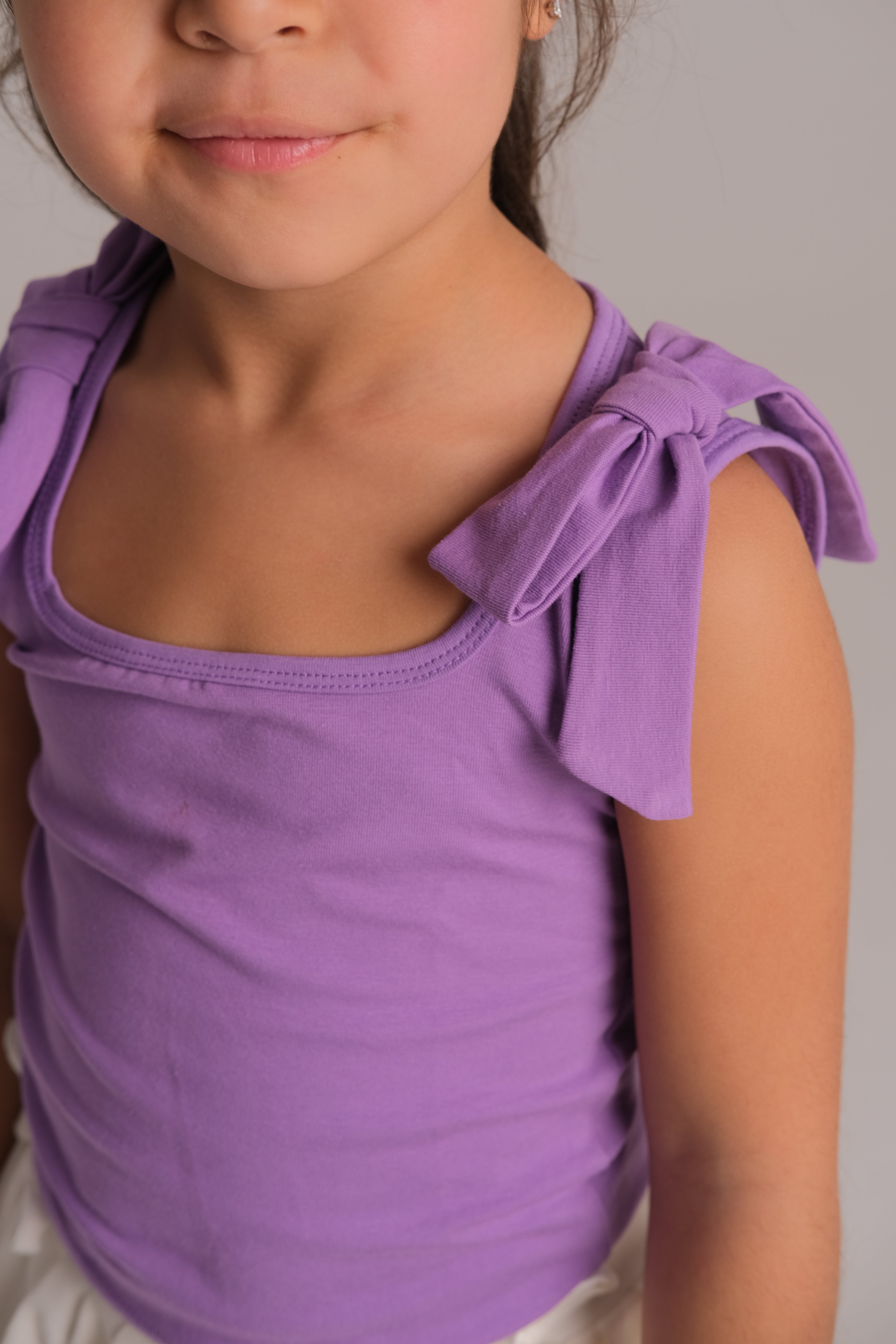 "Purple Bow Tie Top" - HOPI