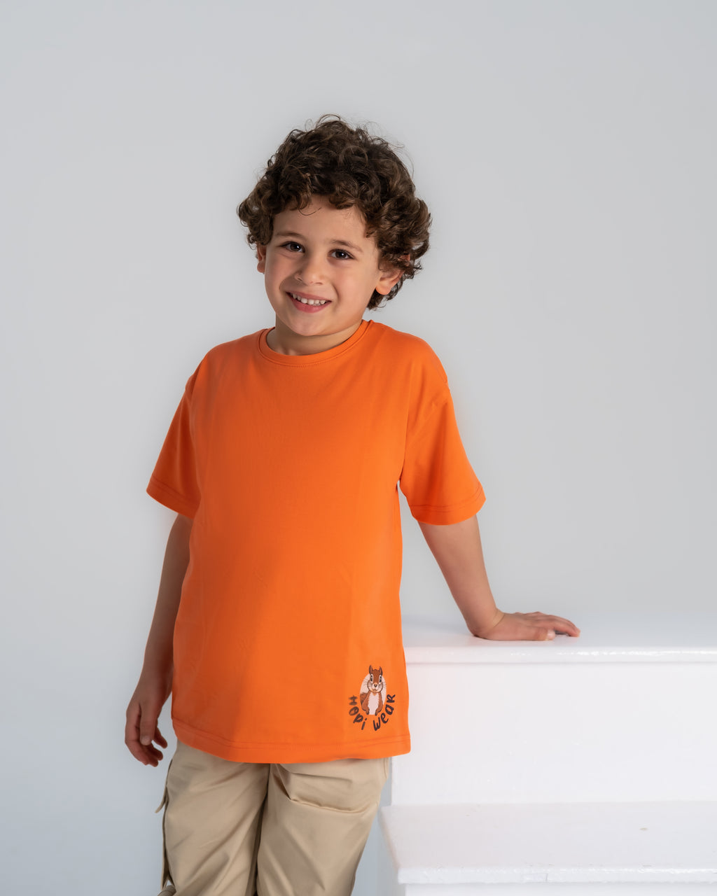 "Orange  Oversized T-Shirt"