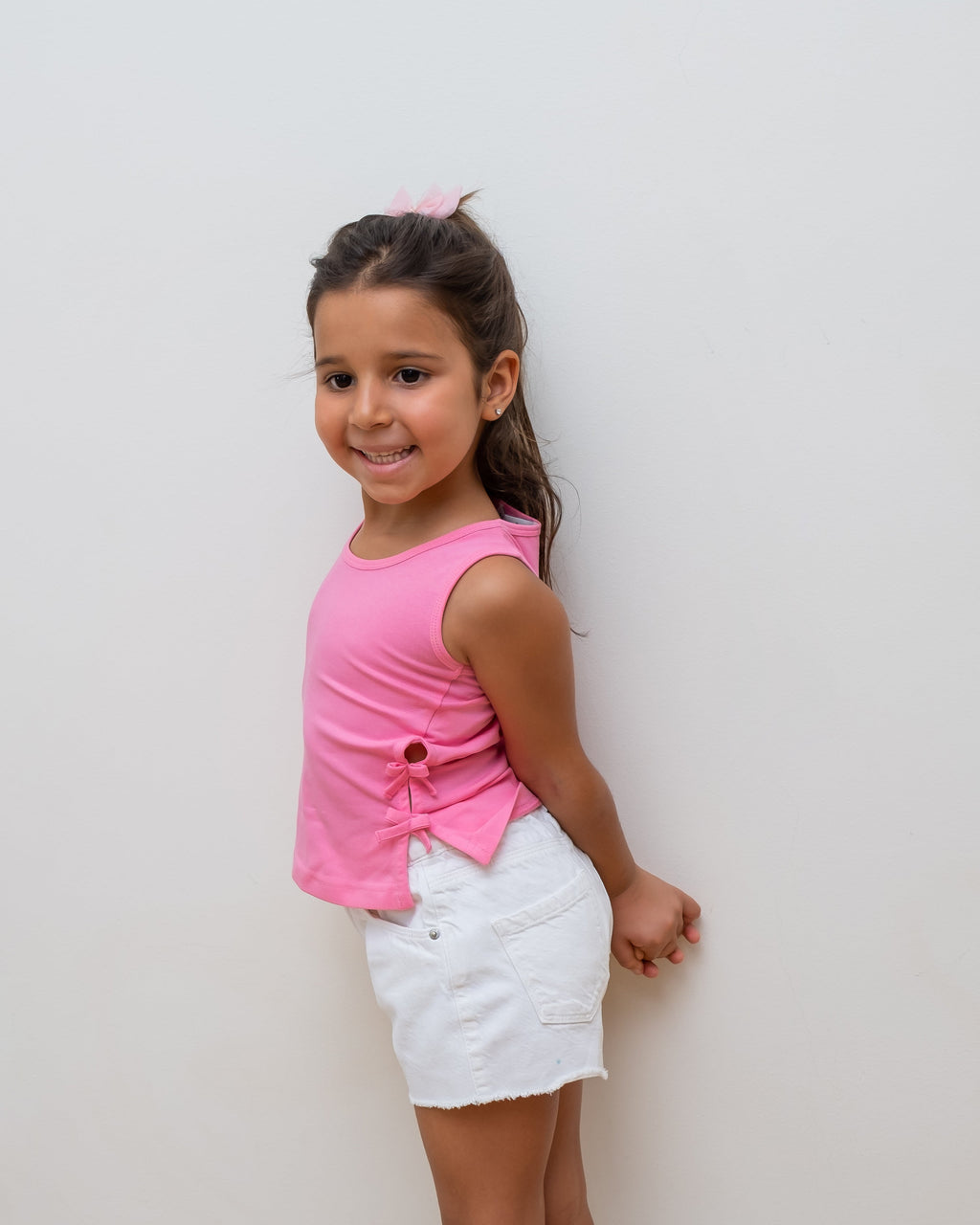 "Pink Bow Top"
