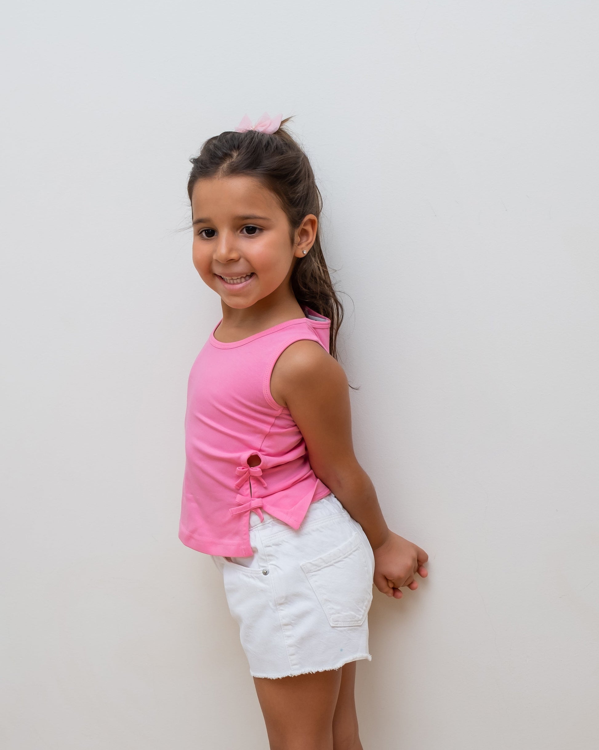 "Pink Bow Top"