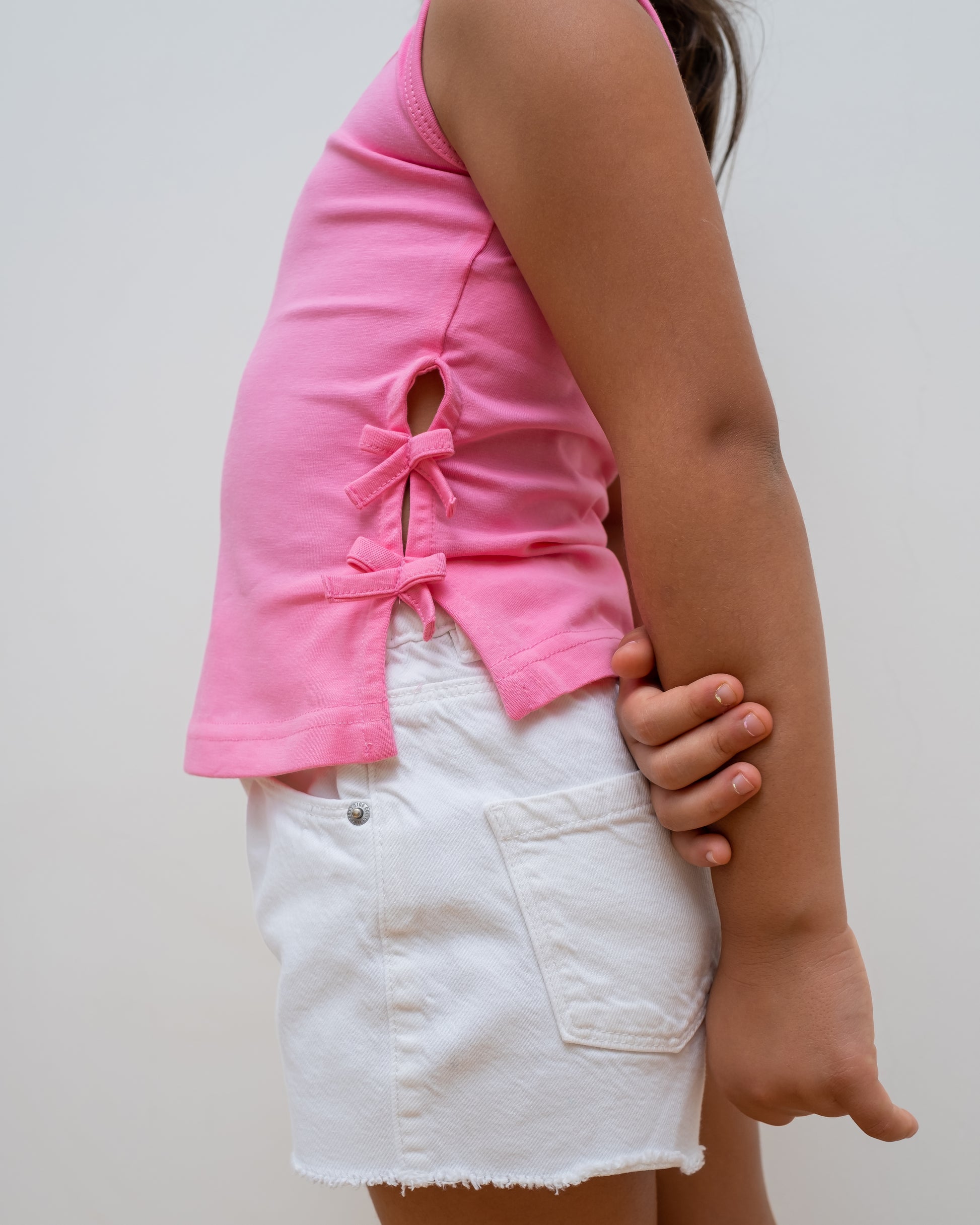 "Pink Bow Top"