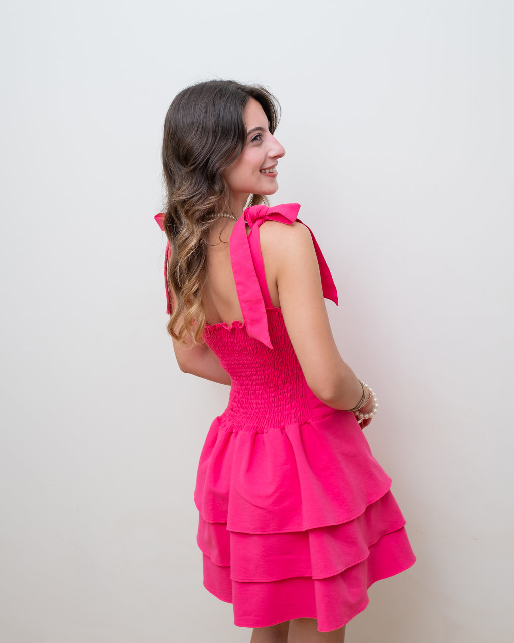 "Serena Bloom" Pink Dress.