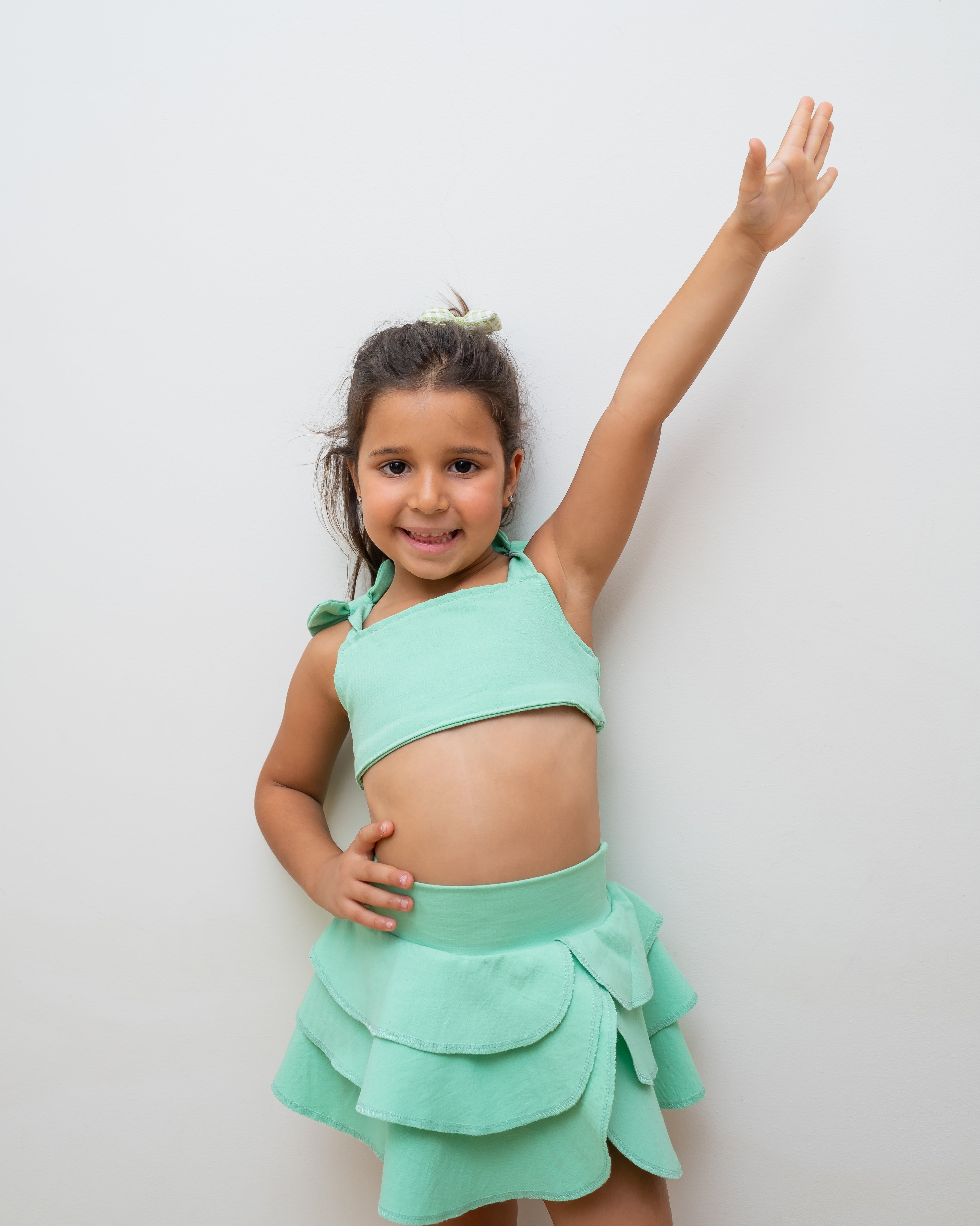 "Bloomette Set" Aqua Mint Set for girls. - HOPI