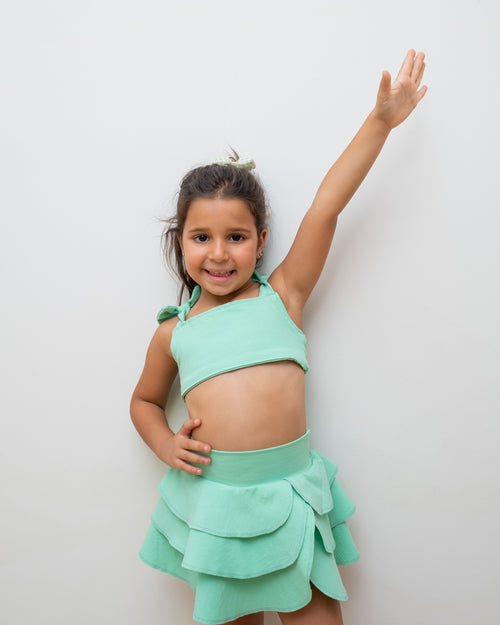 "Bloomette Set" Aqua Mint Set for girls.