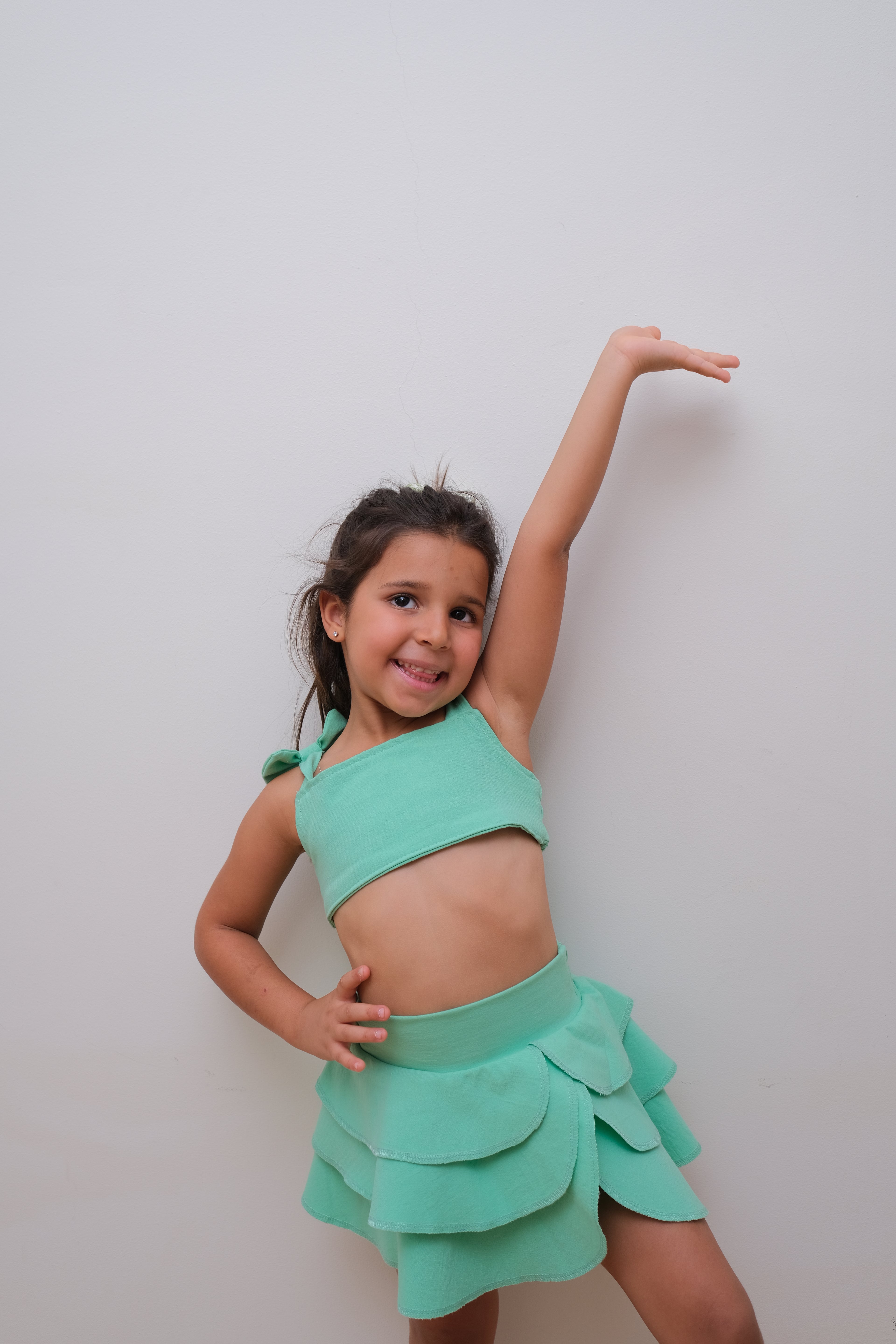 "Bloomette Set" Aqua Mint Set for girls. - HOPI