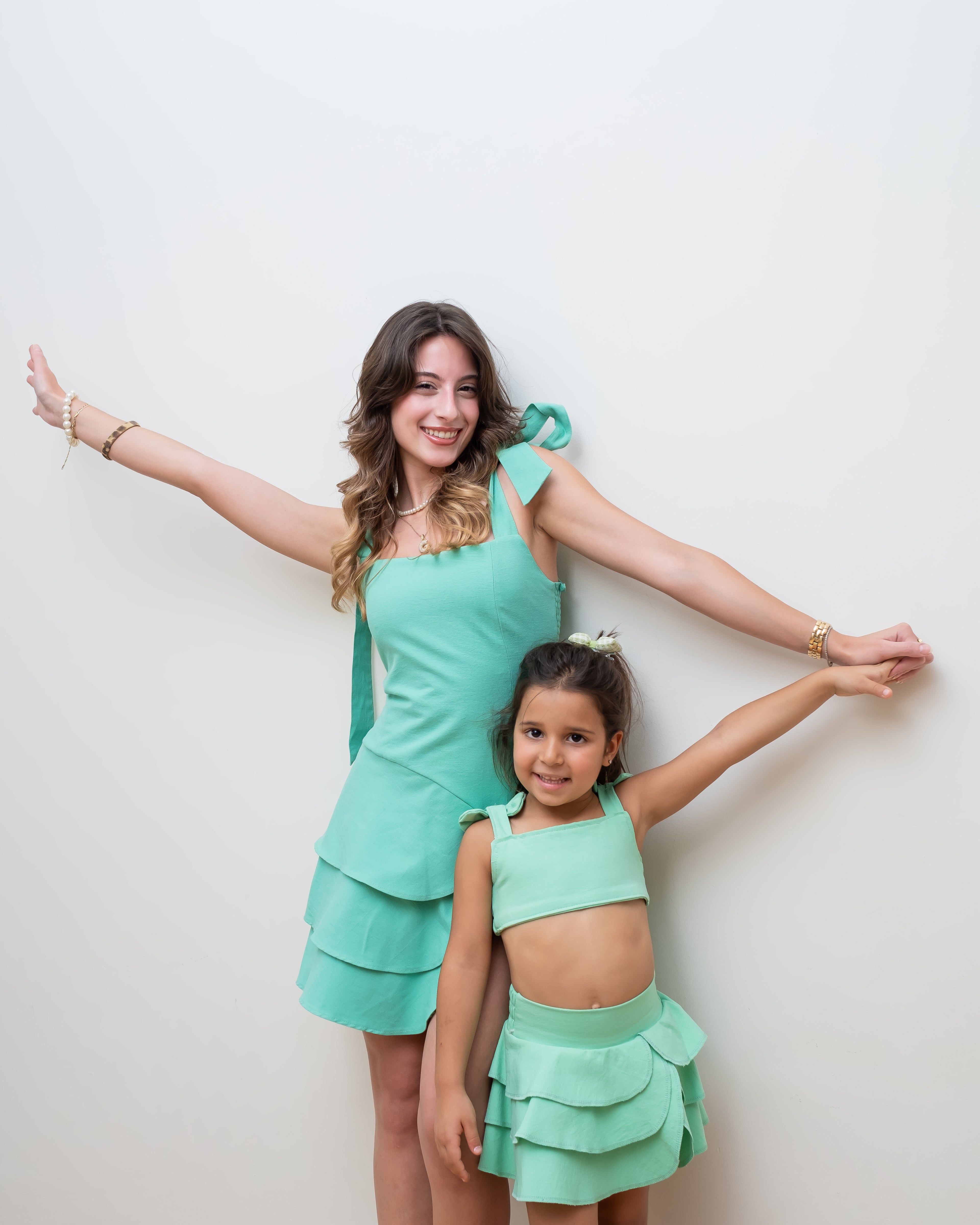 "Bloomette Set" Aqua Mint Set for girls. - HOPI