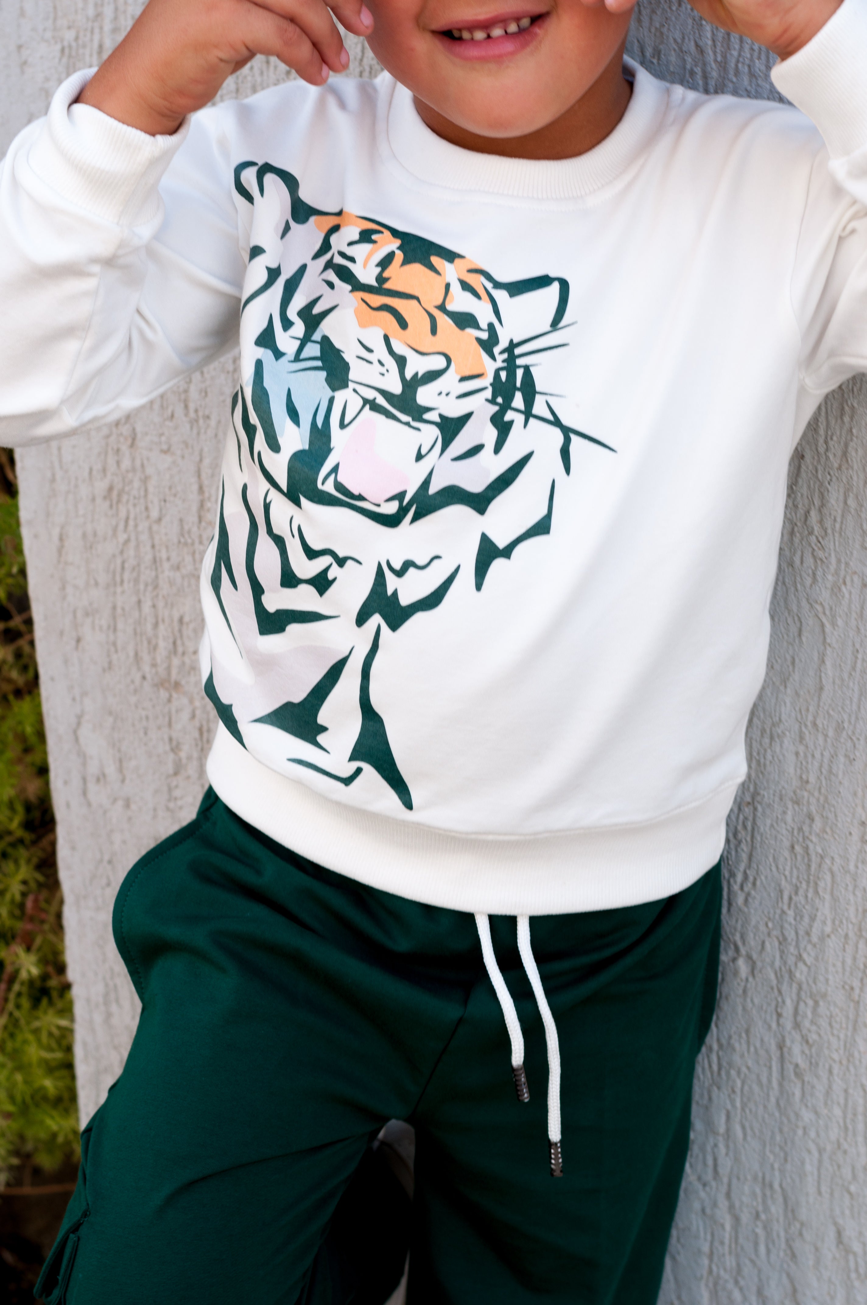 Wild Tiger- Crew Neck - HOPI