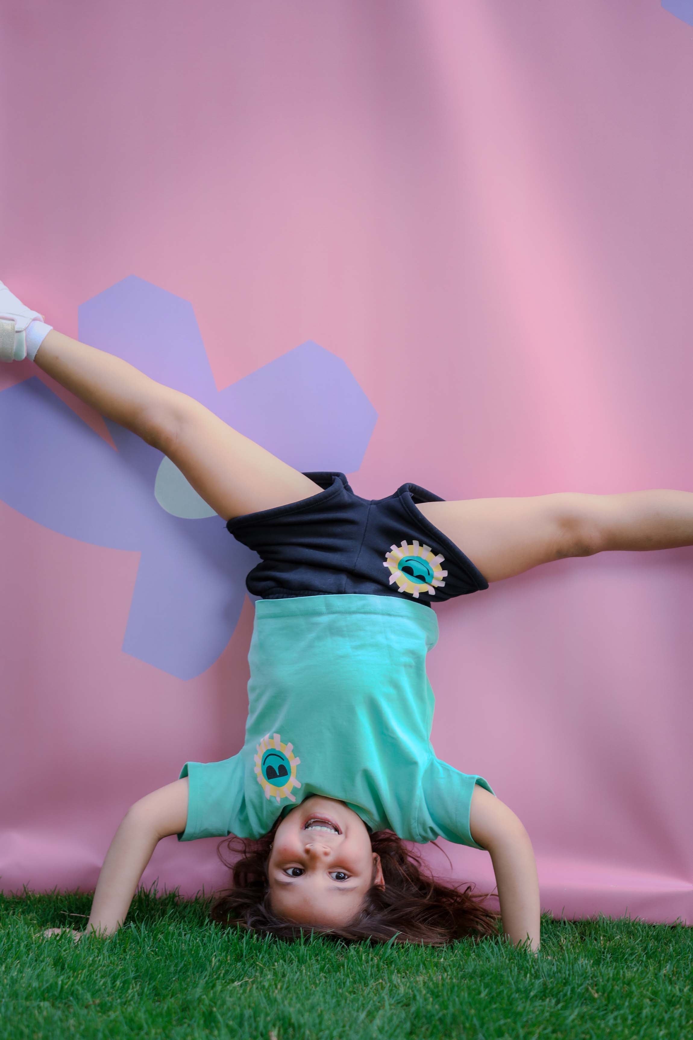 "Smiley Sunflower Mint/Black Set" - HOPI