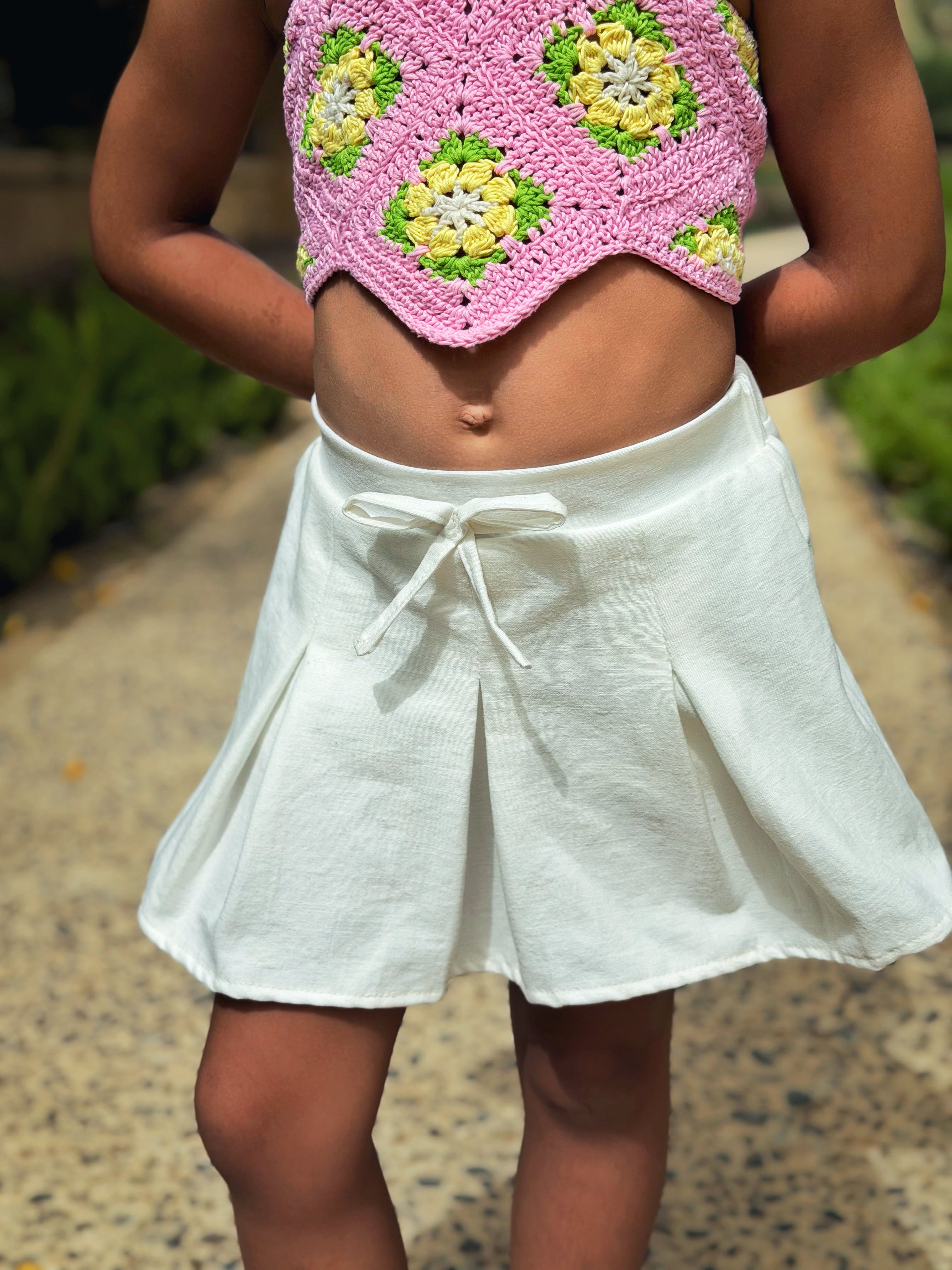 "Luna Bow Skirt"